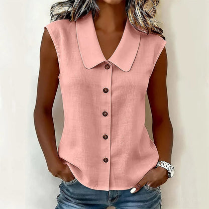 🌊💖LAST DAY SALE ONLY ￡10.99!!💖Women’s V-Neck Button-Down Top