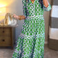 🎁Last Day Promotion 60% OFF💃Women’s Geometric Print V-Neck Maxi Dress