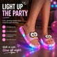 👀LED Cartoon Slippers – Vibrant Light-Up Sole & Cute Penguin Design – Flexible PVC & Easy Slip-On 🏠