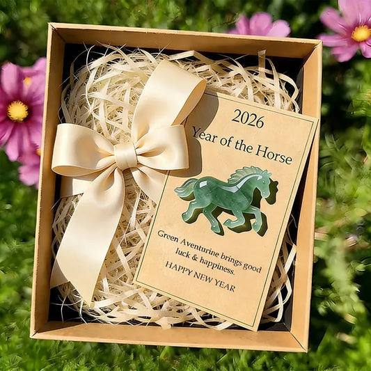 🔥Hot Sale 60% OFF!!⚡50K+ SOLD!✨🔥Lucky Crystal Horse Decoration — A Token of Strength and Fresh Starts (2026)🐎🍀