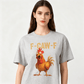 🔥LAST DAY SALE 60% OFF!!💥Only £9.99!!🐓F-Caw-F😍Humorous Chicken Pattern T-Shirt🖤
