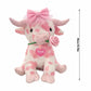 🎁Last Day Promotion 60% OFF🐮Adorable Pink Highland Cow Plush
