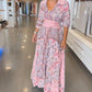 🔥2026 New Arrivals: 60% Off for a Limited Time!⏰Women’s Elegant Floral Drawstring Long Dress