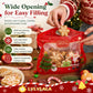 🎅LAST DAY SALE 50% OFF!!🎁Easy Fill, Easy Seal🎄 Festive Self-Seal Treat Bags – Santa & Snowman Print | Resealable, Food-Safe & Perfect for Cookies, Chocolates & Little Gifts⛄