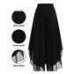 🏆Limited Time Sale 49% OFF🌊Women's Asymmetrical Chiffon Wide-Leg Pants