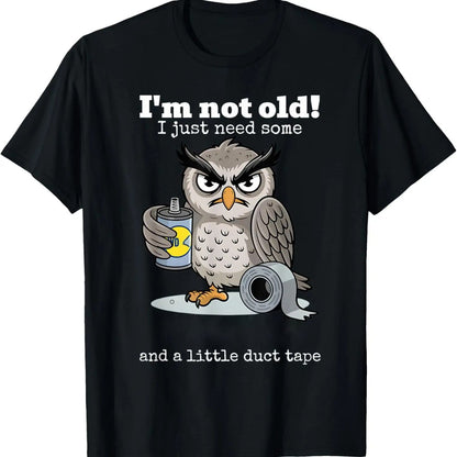 🥳2026 HOT SALE🥳💞50K+ SOLD!🦉 Owl "I'm Not Old" Graphic T-Shirt