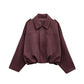 Trendy Autumn Military Short Jacket for Women