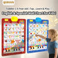 🚀2025 New Talking Wall Chart for Kids – English & Spanish Learning Poster with Songs, ABCs, Numbers, Animal words & Piano
