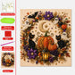 💥 Last Day 49% OFF👻✨🎃 Halloween Pearl Painting Kit – 5D DIY Beaded Art Craft Set with Full Tools ✨ | Spooky Pumpkin, Witch & Black Cat Design 🕯️ | Festive Wall Decor & Unique Gift for Adults & Teens 🎁