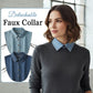 💥LAST DAY SALE 50% OFF⏰Denim False Collar: Elevate Your Style with a Touch of Rebel Chic – Where Classic Meets Edgy!