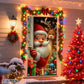 🏆Christmas Pre Sale 49% OFF - 🎉🎉Happy Christmas Door Banner(35.4x70.8in)