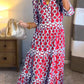 🎁Last Day Promotion 60% OFF💃Women’s Geometric Print V-Neck Maxi Dress