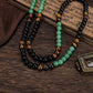 ✨ Money Attraction Necklace With GreenAventurine & Tiger Eye Pendant Healing Crystal Stone