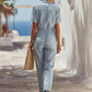 ⏳LAST DAY SALE 50% OFF!!💕Casual Short-sleeved Cotton Jumpsuit