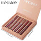💄✨Long-Lasting Matte Lip Glaze Set – 6 Colours in One Box🎁💖
