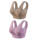 🏆 Last Day Special Price £9.99 ! 💐 Buy One Get One Free 🎁 🌸 Pure Cotton Buttonless Comfy Lifting Bra