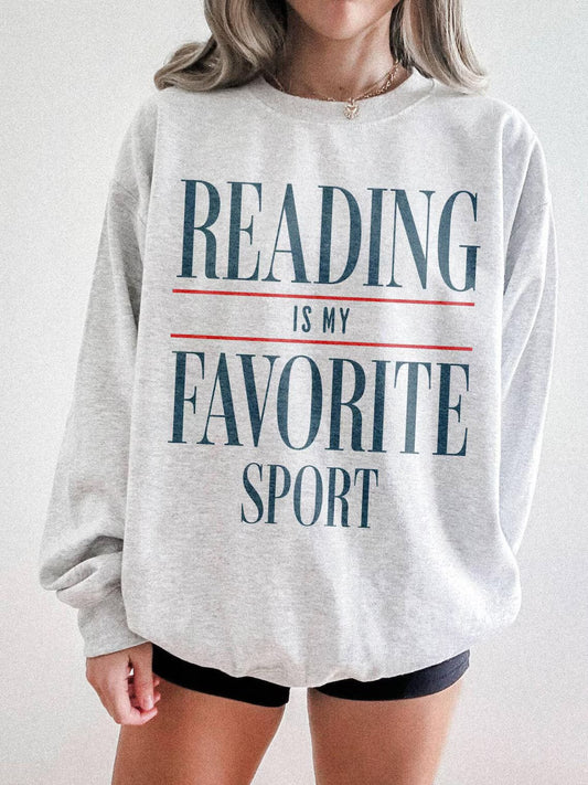 🔥LAST DAY 50% OFF- Reading is my favorite sport Sweatshirt