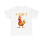 🔥LAST DAY SALE 60% OFF!!💥Only £9.99!!🐓F-Caw-F😍Humorous Chicken Pattern T-Shirt🖤