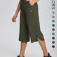 👖 Women's Wide Leg Yoga Capris – High Waisted with Pockets, Quick Dry, Lightweight, UPF 50+ Sun Protection – Loose Comfy for Hiking, Gym, Travel & Outdoor Workout ☀️