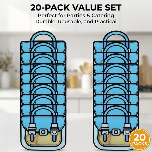 ☀️2026 HOT SALE 49% OFF🌿🛍️20-Pack Reusable Backpack Goody Bags | Smell-Proof Stand-Up Treat Pouches : Multi-Color Snack & Stationery Organizer for Kids Parties ✨