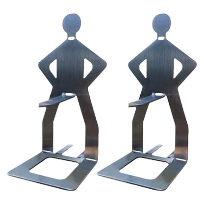 Last Day-Buy 1 Get 1 Free!✨🍖Outdoor prankster Stainless Steel BBQ Sausage Holder