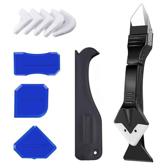 🔥Today's Special £7.99🛠️Silicone Caulking Tool Kit 3 in 1 Multiple Smoothers Bathroom Kitchen Practical