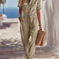 ⏳LAST DAY SALE 50% OFF!!💕Casual Short-sleeved Cotton Jumpsuit