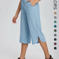 👖 Women's Wide Leg Yoga Capris – High Waisted with Pockets, Quick Dry, Lightweight, UPF 50+ Sun Protection – Loose Comfy for Hiking, Gym, Travel & Outdoor Workout ☀️