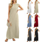🥳SUMMER HOT SALE 50% OFF! 💞🌿Women Loose Split Wrinkle-Free Long Dress
