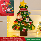 🎅Xmas Hot Sales - 50% OFF!🎄DIY Felt Christmas Tree for Kids – 32 Reusable Ornaments + Fairy Lights