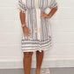 ☀️2026 HOT SALE 49% OFF🔥Ethnic Style Casual printed V-neck dress