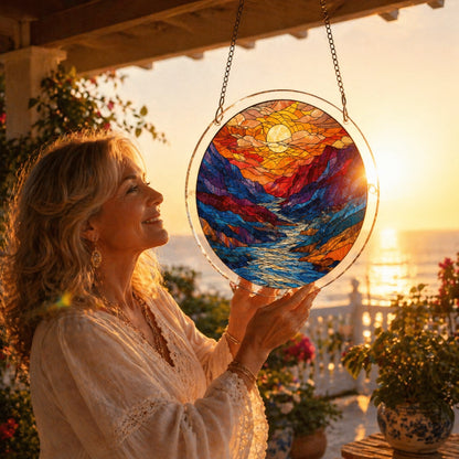 🔥LAST DAY 49% OFF ☀️🛍️Acrylic Jigsaw Puzzle Suncatcher 80 Pieces