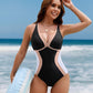 👙2026 NEW TYPE 50% OFF🔥Color Block Tummy Control One-Piece Swimsuit