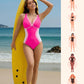 👙2026 NEW TYPE 50% OFF🔥Color Block Tummy Control One-Piece Swimsuit