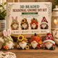 🏆Limited Time Sale 49% OFF🧵✨Petite 3D Beaded Animal Craft Kit