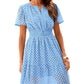🌊SUMMER HOT SALE 50% OFF 💖Women V Neck Lace A Line Summer Dress