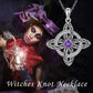 Mystical Birthstone Witches Knot Necklace – Natural Crystal🔮💞Protect Your Loved Ones