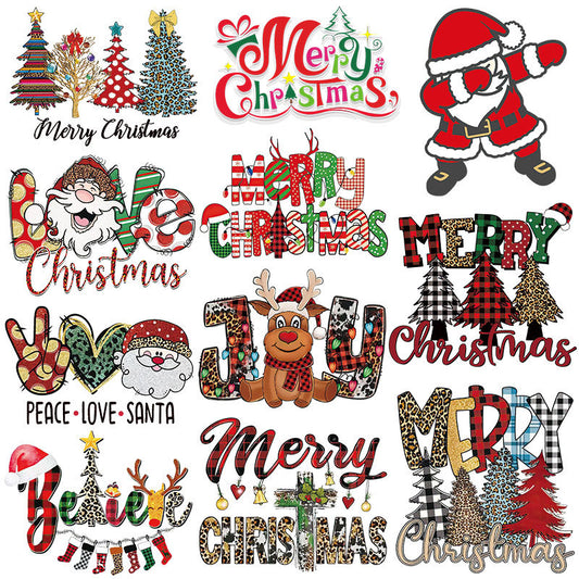 💥Flash Sale 49% OFF🎄15 PCS Christmas Mystery DTF Transfer Bundle  for Festive DIY Creations