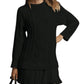 🔥Limited Hot Sale 50% OFF🎁🧥Women Crewneck Cable Knit Sweater Mini Dress