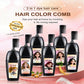 🧴3-in-1 hair dye comb | Easy hair dyeing at home with a built-in brus