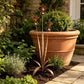 Copper Calla Lily Garden Stake with Bells – Elegant Outdoor Chime Decor 🌿