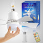 🔥SUMMER SALE - 49% OFF🔥 Bright Cool Ceiling Socket Fan & Light with Remote