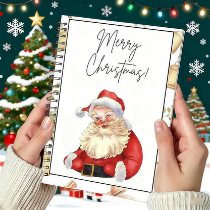🎁70% OFF!!!-Ready for Christmas!🎄🎅Christmas Gift Card Booklet -👍DIY Spiral-Bound Christmas Gift Card Holder Book