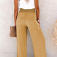 🔥LAST DAY 50% OFF🌞💃2026 Hot Sale Linen Blend High Rise Smocked Pants