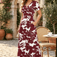 👗 V-Neck Maxi Dress — Elegant, Waist-Defining, Comfortable, and Casual Summer Long Dress
