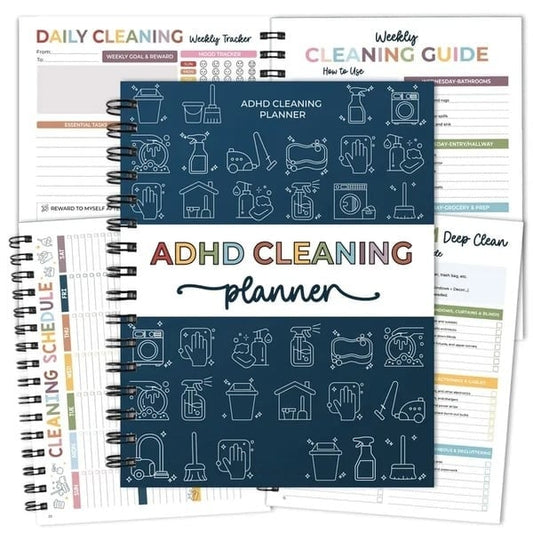 📅 New Release📕2026 version ADHD Cleaning Planner - Cleaning Schedule and Checklist Organizer for Adults and Teens