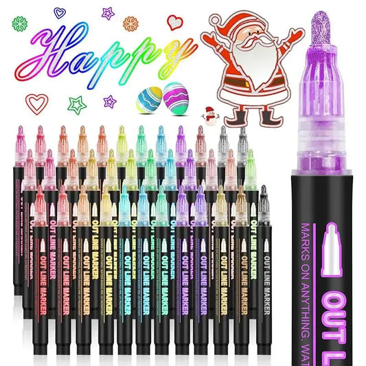 🎅Christmas Gift idea 49% OFF🎁Coloring Lightstick Graffiti Highlighter Pens