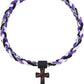 ✝️Triple-Rope Tornado Baseball Necklace – Cross Charm Pendant with "I CAN DO ALL THINGS PHL4:13"⚾