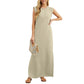 🥳SUMMER HOT SALE 50% OFF! 💞🌿Women Loose Split Wrinkle-Free Long Dress