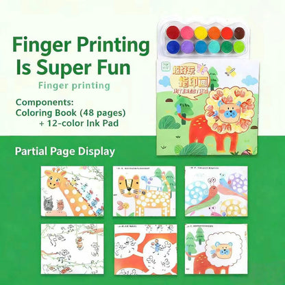 Exclusive Offer💥Educational Handprint Doodle Book✏️ Spark Kids' Imagination🌈